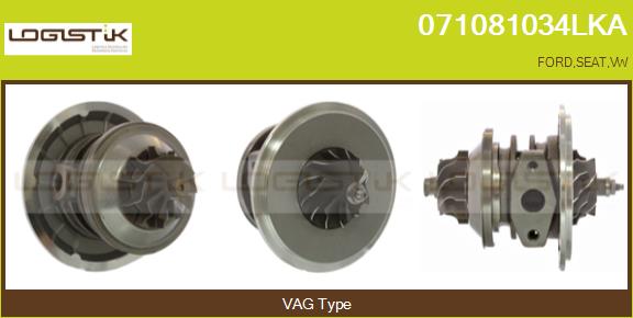 Groupe carter, turbocompresseur LGK 071081034LKA
