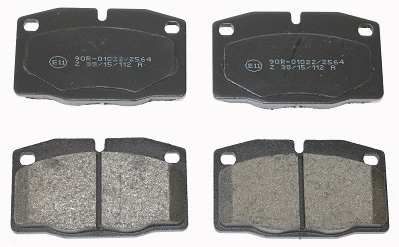Kit de plaquettes de frein, frein à disque National NP2634