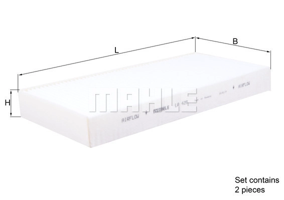 Filtre, air de l'habitacle WILMINK GROUP WG2326017