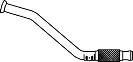 Tuyau d'échappement DINEX 56111