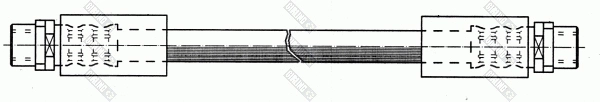 Flexible de frein GIRLING 9001294