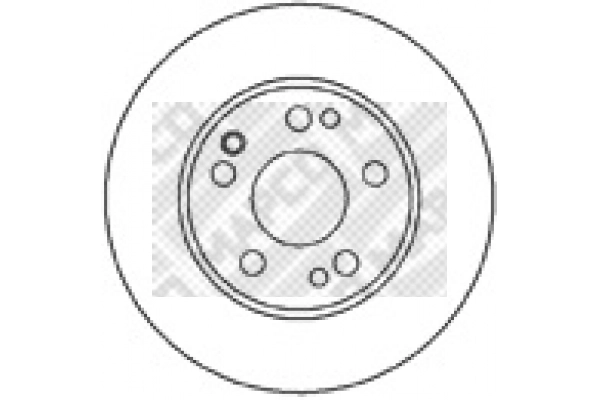Disque de frein MAPCO 15801