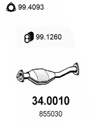 Catalyseur ASSO 34.0010