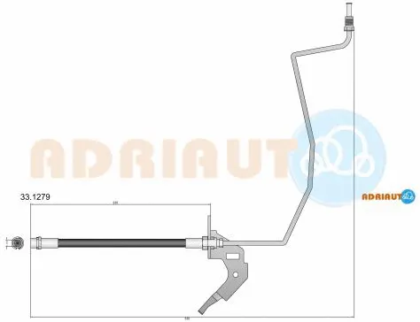 Flexible de frein ADRIAUTO 33.1279