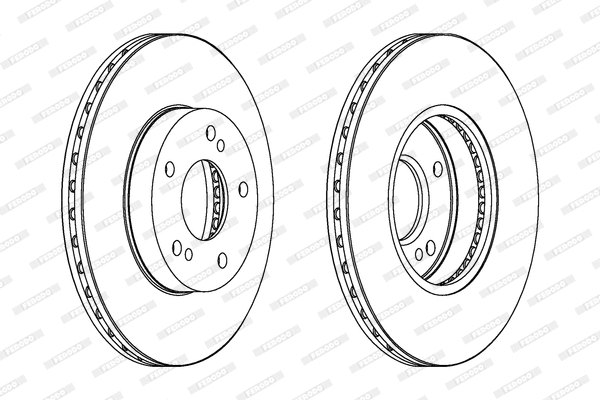 Disque de frein FERODO DDF600