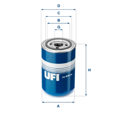 Filtre à carburant UFI 24.010.00
