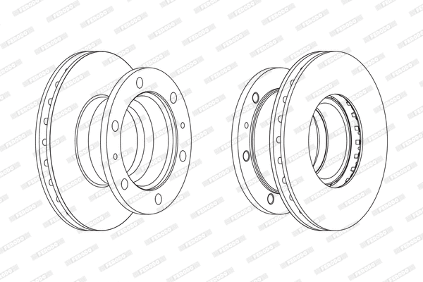 Disque de frein FERODO FCR105A