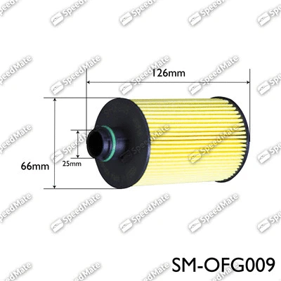 Filtre à huile SpeedMate SM-OFG009