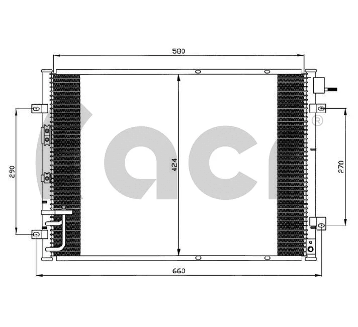 Condenseur, climatisation ACR 300557