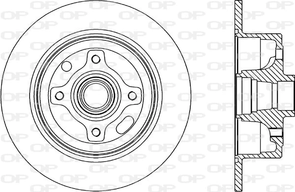Disque de frein OPEN PARTS BDR1413.10