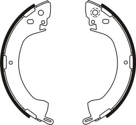 Jeu de mâchoires de frein ABE C05001ABE