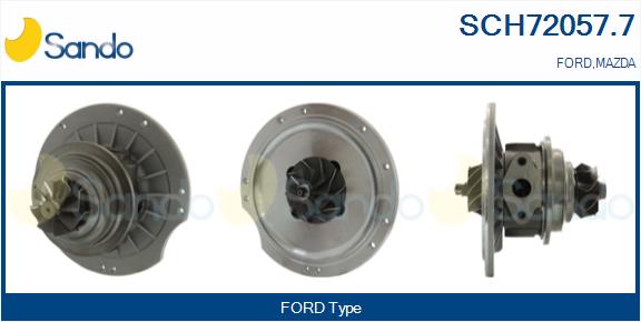 Groupe carter, turbocompresseur SANDO SCH72057.7