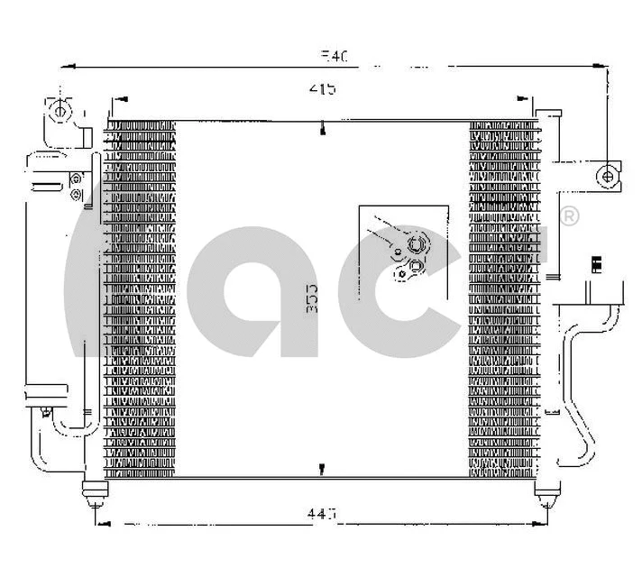 Condenseur, climatisation ACR 300475