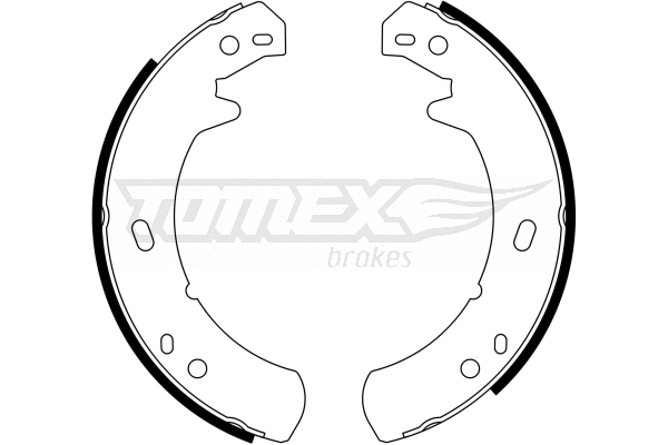Jeu de mâchoires de frein TOMEX Brakes TX 23-24