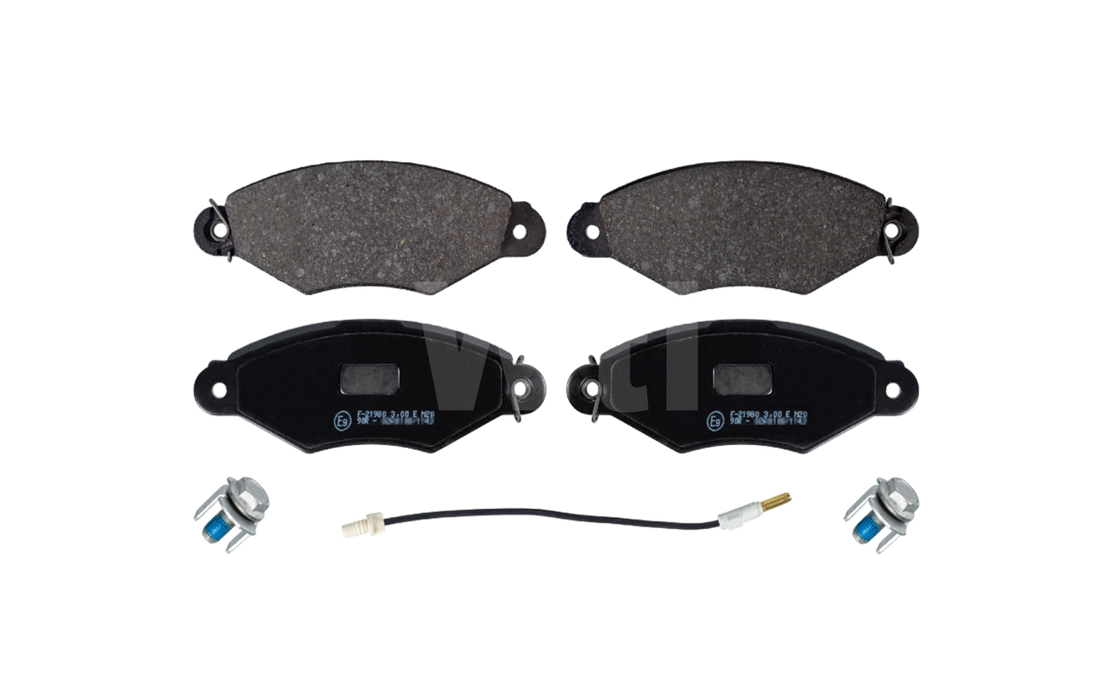 Kit de plaquettes de frein, frein à disque Wti Automotive K718935