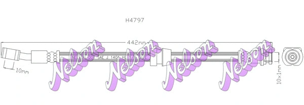 Flexible de frein KAWE H4797