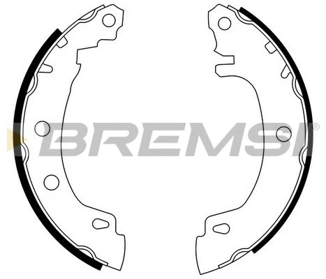 Jeu de mâchoires de frein BREMSI GF0405