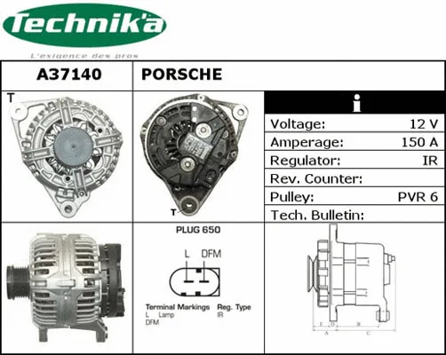 Alternateur Technika A37140