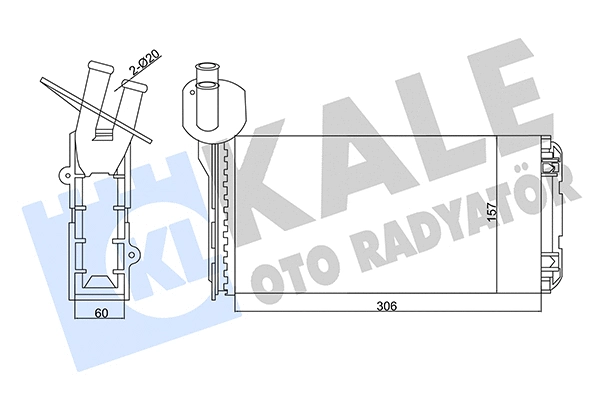 Système de chauffage KALE OTO RADYATÖR 346450