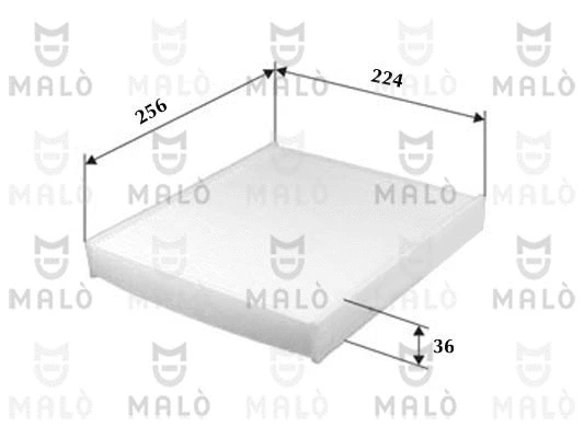 Filtre, air de l'habitacle AKRON-MALÒ 1532001
