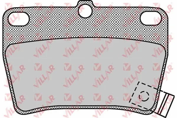 Kit de plaquettes de frein, frein à disque VILLAR 626.0997