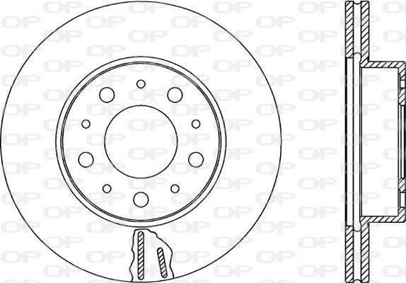 Disque de frein OPEN PARTS BDR1609.20