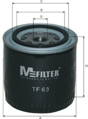 Filtre à huile MFILTER TF 63