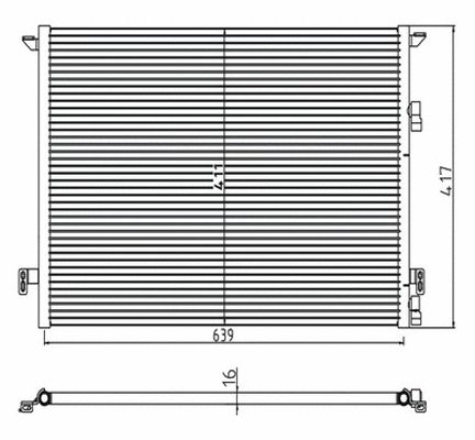 Condenseur, climatisation PowerMax 7110278