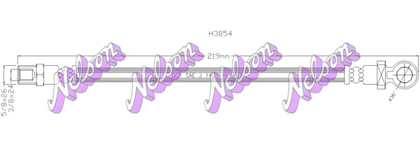 Tuyau d'embrayage KAWE H3854