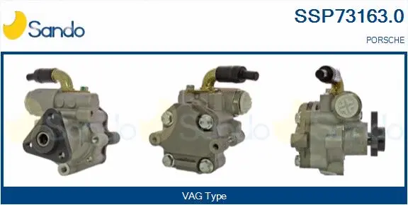 Pompe hydraulique, direction SANDO SSP73163.0