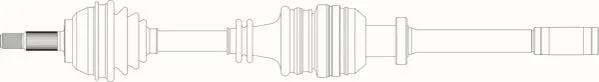 Arbre de transmission GENERAL RICAMBI RE3304