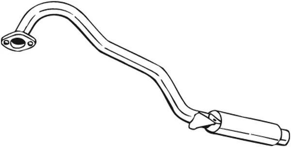 Silencieux arrière BOSAL 145-017