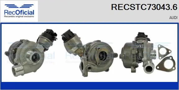 Turbocompresseur, suralimentation RECOFICIAL RECSTC73043.6