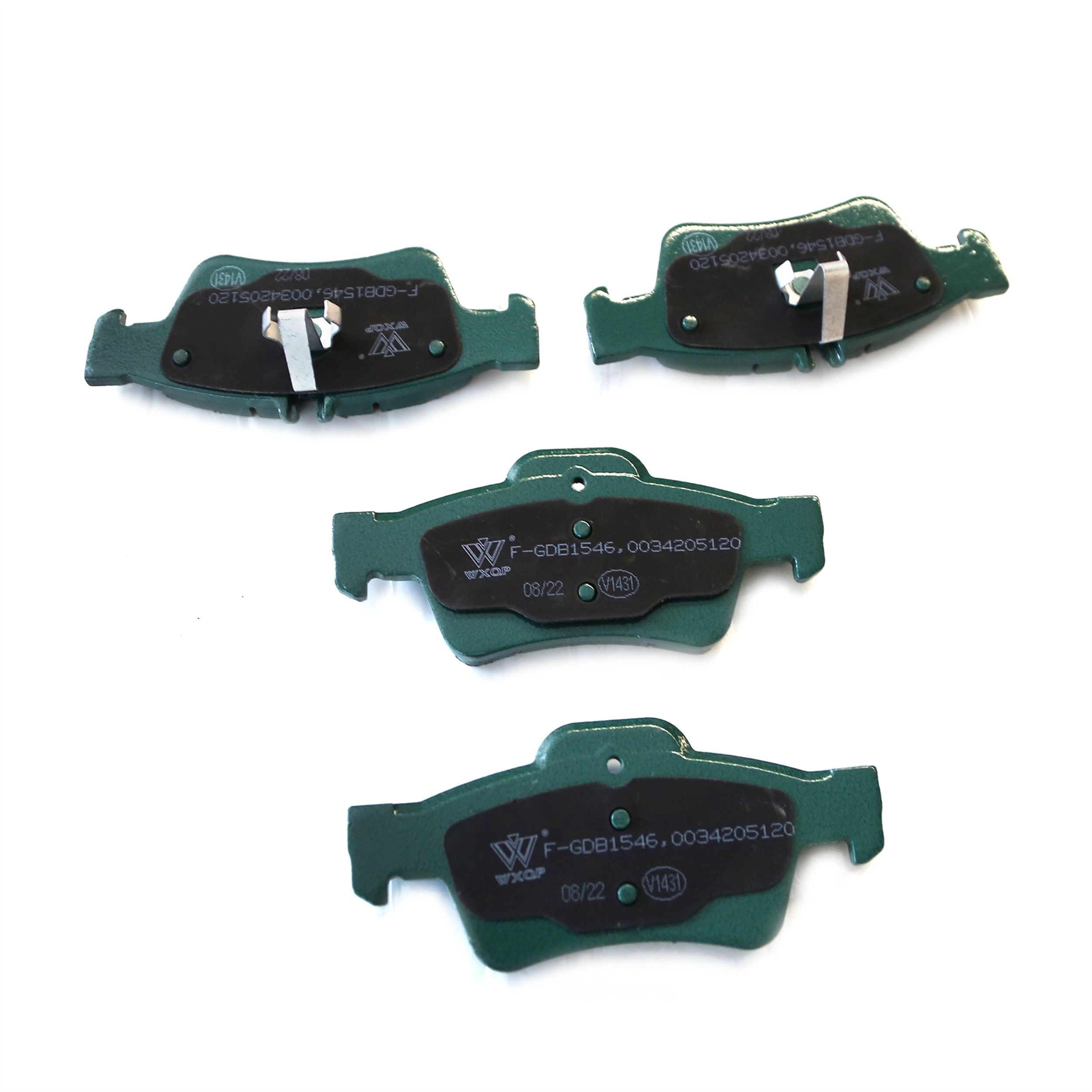 Kit de plaquettes de frein, frein à disque WXQP 140245