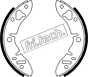 Jeu de mâchoires de frein fri.tech. 1007.008