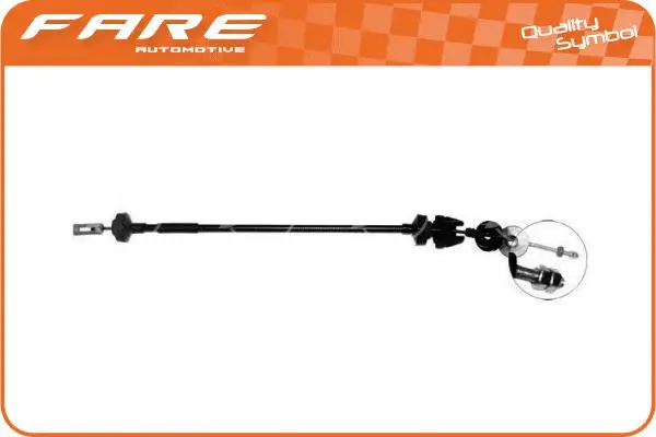 Tirette à câble, commande d'embrayage FARE-CO 24275