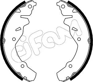 Jeu de mâchoires de frein CIFAM 153-029