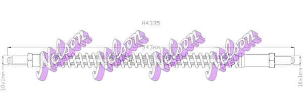 Flexible de frein KAWE H4335