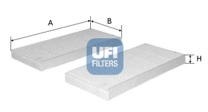 Filtre, air de l'habitacle UFI 53.239.00