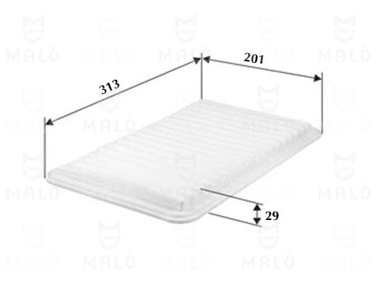 Filtre à air AKRON-MALÒ 1500222