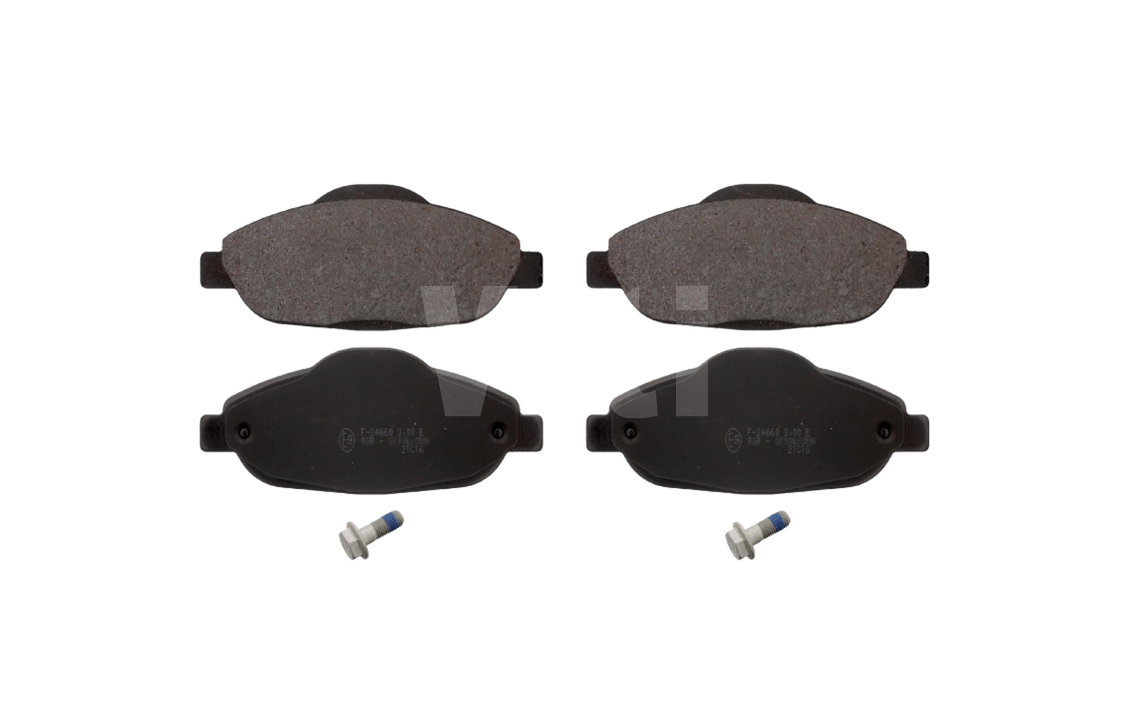 Kit de plaquettes de frein, frein à disque Wti Automotive K719301
