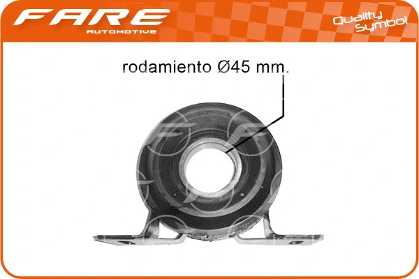 Suspension, arbre de cardan FARE SA 4025