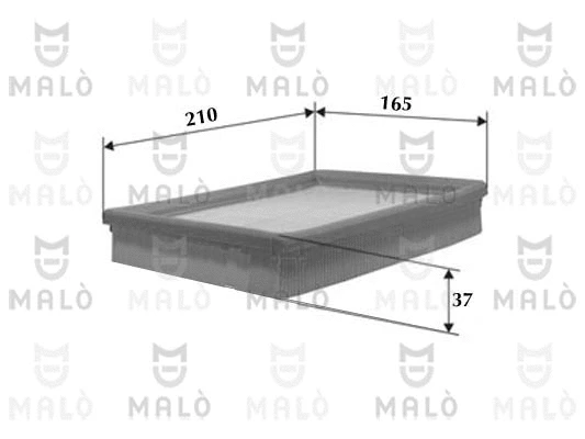 Filtre à air AKRON-MALÒ 1500105