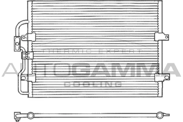 Condenseur, climatisation AUTOGAMMA 101706