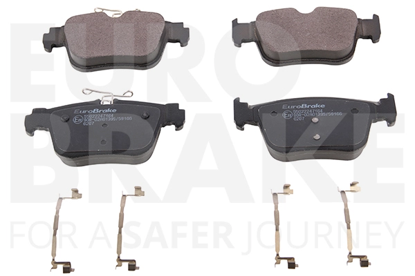 Kit de plaquettes de frein, frein à disque EUROBRAKE 55022247164
