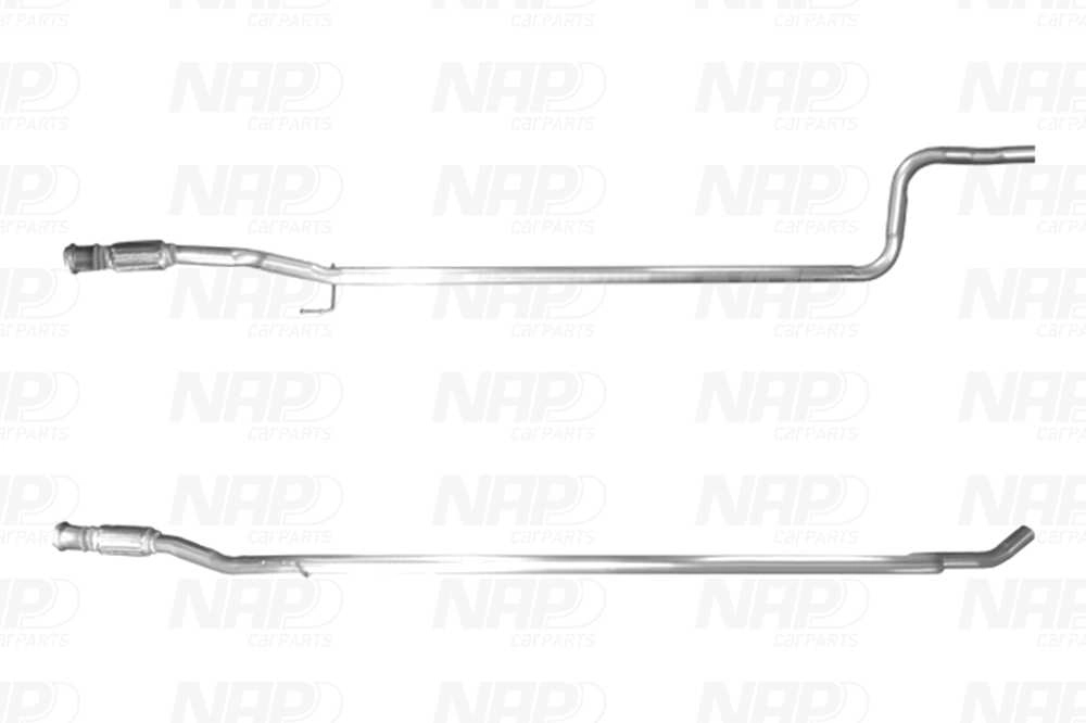 Tuyau d'échappement NAP carPARTS CAC10686