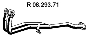 Tuyau d'échappement EBERSPÄCHER 08.293.71