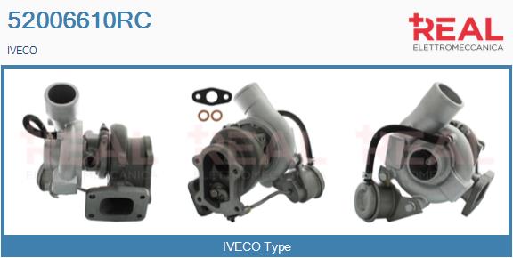 Turbocompresseur, suralimentation REAL 52006610RC