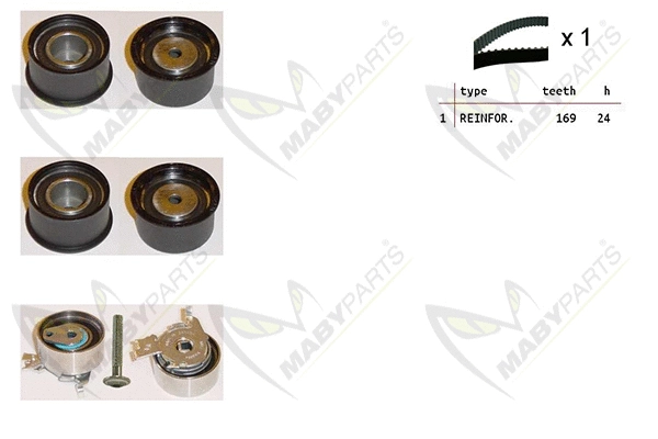 Kit de courroie crantée MABYPARTS OBK010311