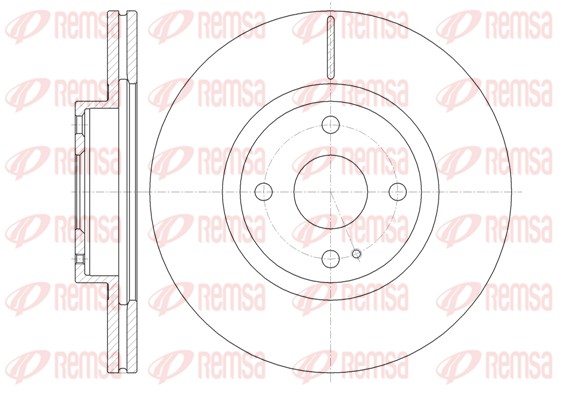 Disque de frein REMSA 61380.10